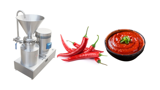 Chili Colloid Mill Machine acciai inossidabili SUS 304 spezia chili Colloid Mill Da Brightsail