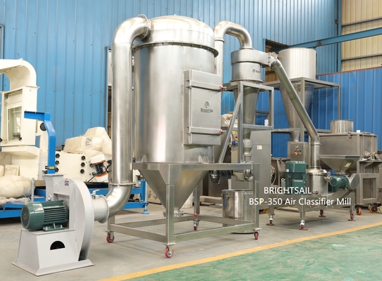 BSP Talc Powder Air Classifier Mill Talc Powder Grinder macchina per la produzione di polvere di Brightsail