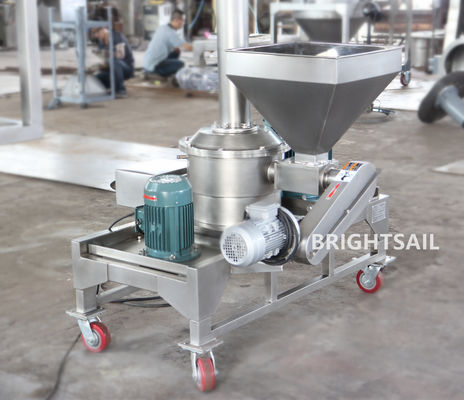 Mulino classificatore ad aria con polverizzatore ultrafine di maltodestrina per la macinazione di polveri superfini di grado alimentare
