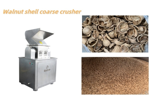 Acciaio inossidabile Walnut Shell Crusher grossolano Walnut Shell trituratore macchina trituratrice di polvere di grano alimentare con CE