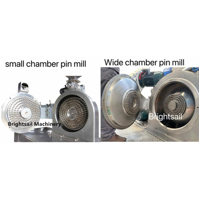 Brightsail Sesame mulino a perno a camera larga Sesame High Speed Pin Mill macchina per la produzione di polvere alimentare