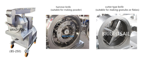 Ginger High Speed Hammer Mill Ginger triturazione macchina da Brightsail macchina di produzione di polvere