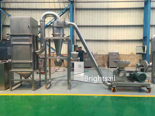 Macinino a turbina per soluzione industriale di macinazione di erbe e spezie con acetosa essiccata