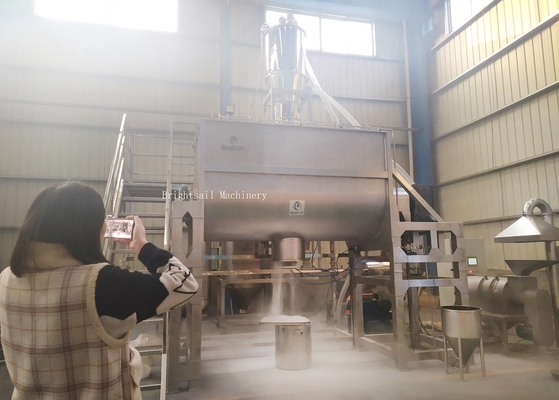 Il miscelatore industriale della polvere di orizzontale 304 di acciaio inossidabile ha personalizzato il volume 180l