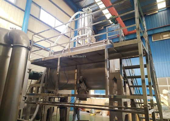 Il miscelatore industriale della polvere di orizzontale 304 di acciaio inossidabile ha personalizzato il volume 180l
