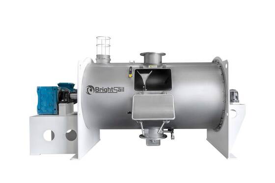 BSPS Plough share Mixer Macchina di miscelazione di polvere secca orizzontale per fertilizzanti